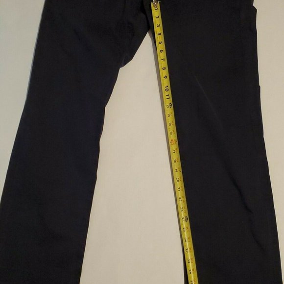 AG Adriano Goldschmied The Protege Straight Leg Mens Black Wash Jeans Size 40x34 - Picture 9 of 12